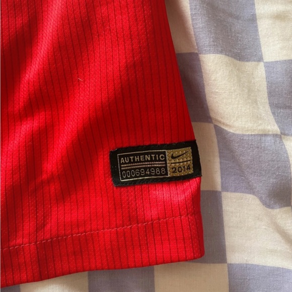 Nike Dri-Fit Ladies England Shirt - Red - Size S - Picture 2 of 9